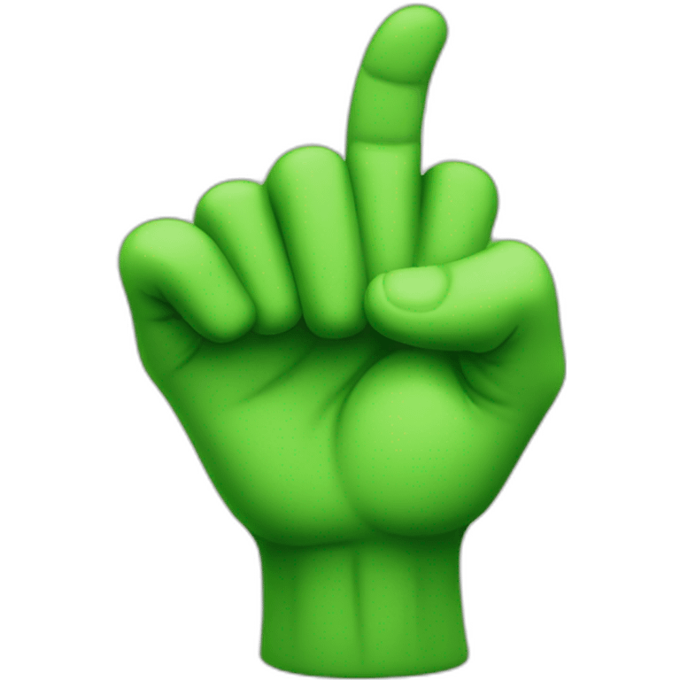 green hand thumbs down -1 emoji