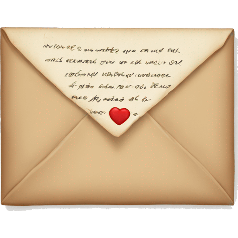 Love letter emoji