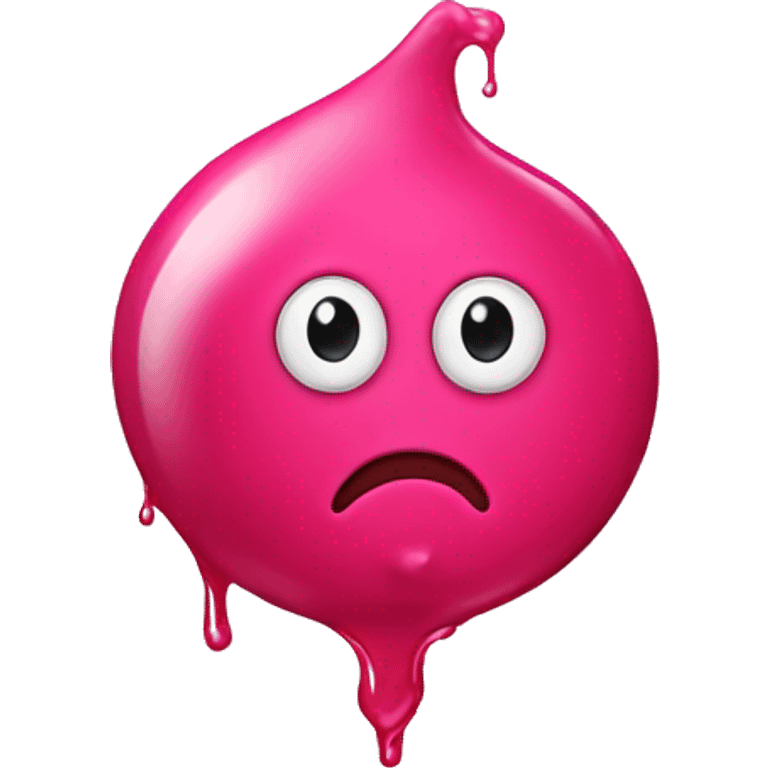 pink myg with red liquid inside emoji