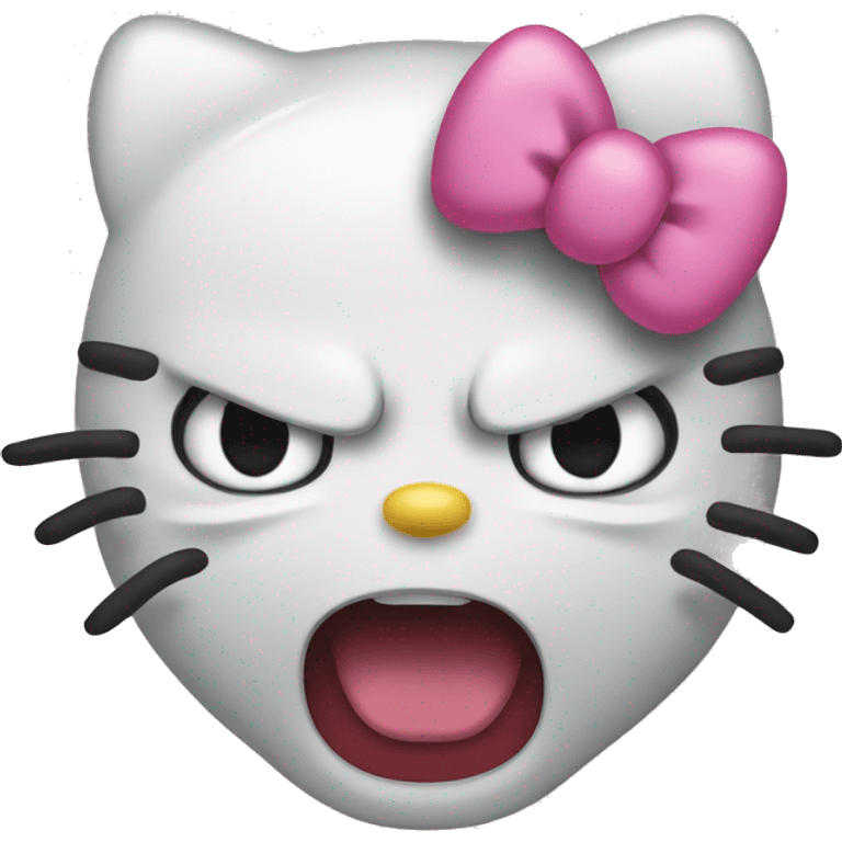 angry hello kitty emoji  emoji