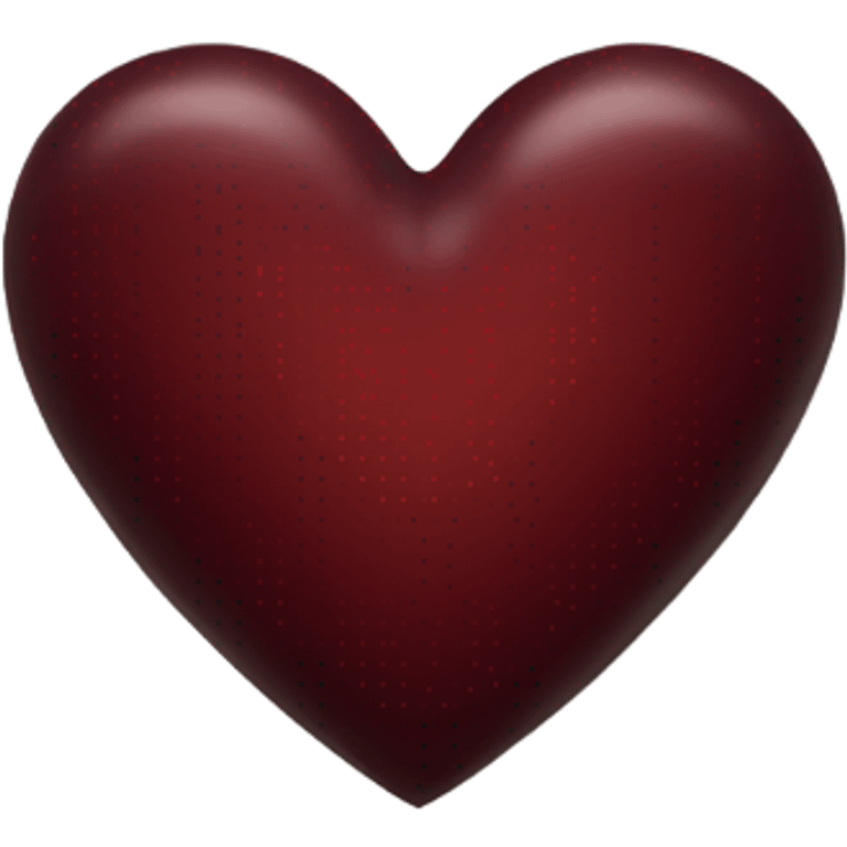 Dark red Heart emoji