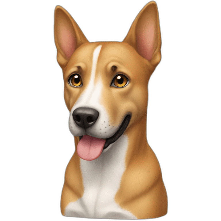 Chat sur chien emoji