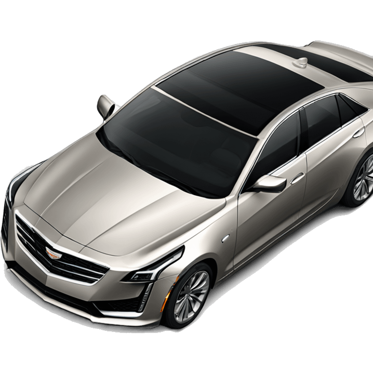 Black Cadillac ct5 sedan emoji