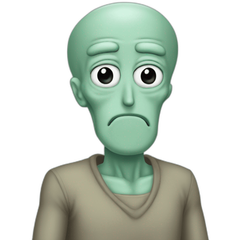 Squidward chad emoji