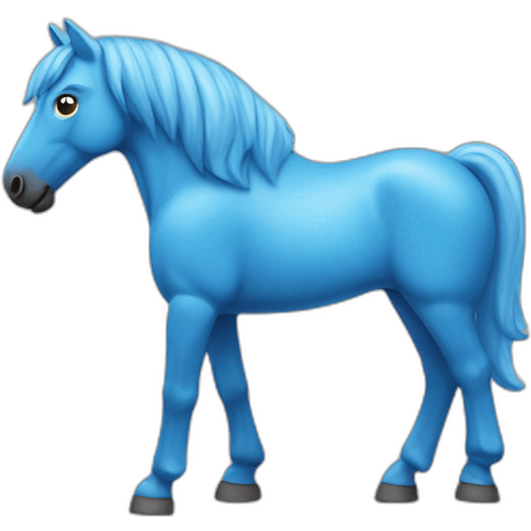 blue horse toy emoji