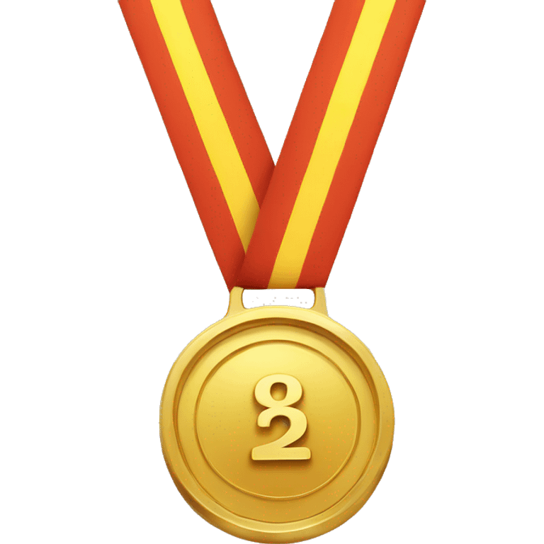 Gold 2st place medal emoji