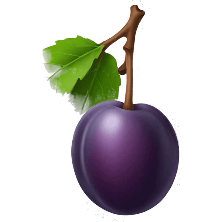 Plum emoji