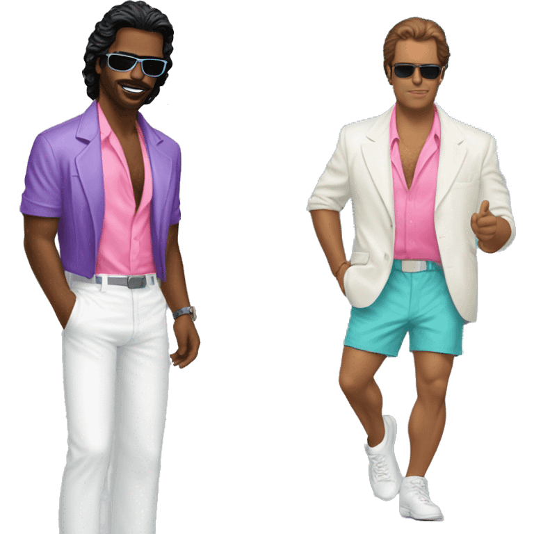 miami vice 80’s emoji