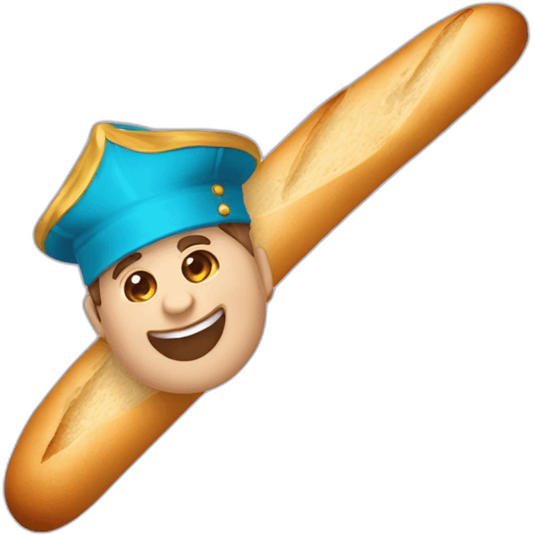 une fée qui vole avec une baguette magique emoji