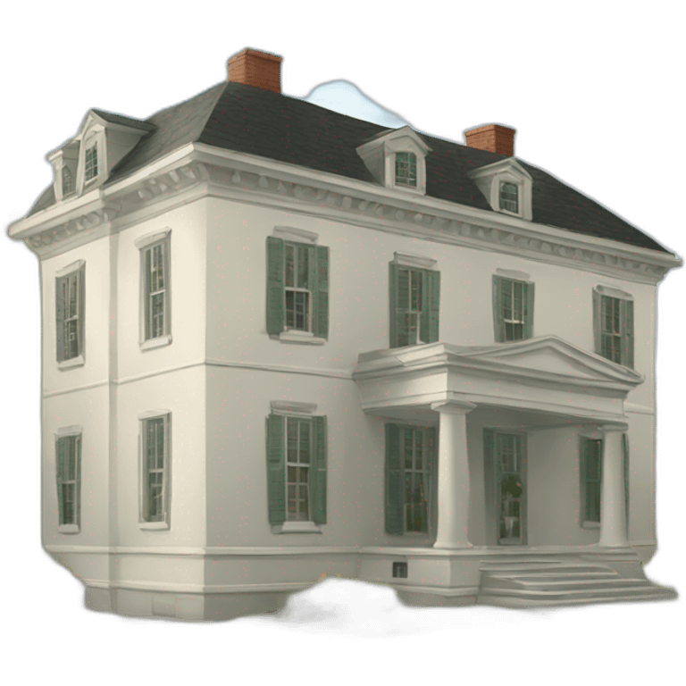 A government foundation house emoji