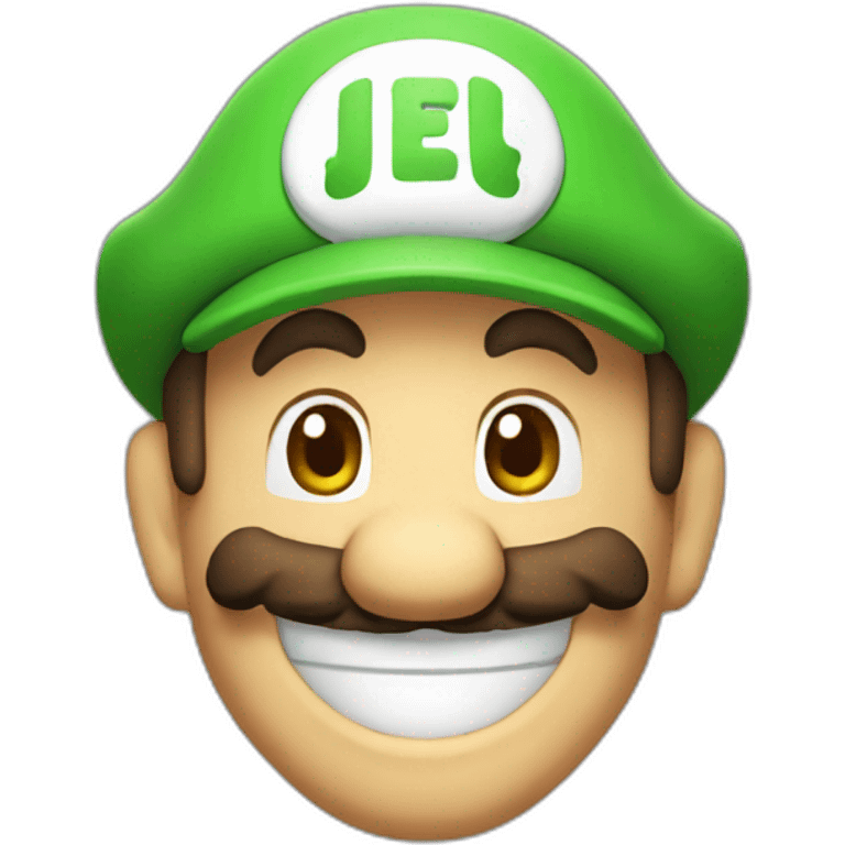 luigi laughing emoji