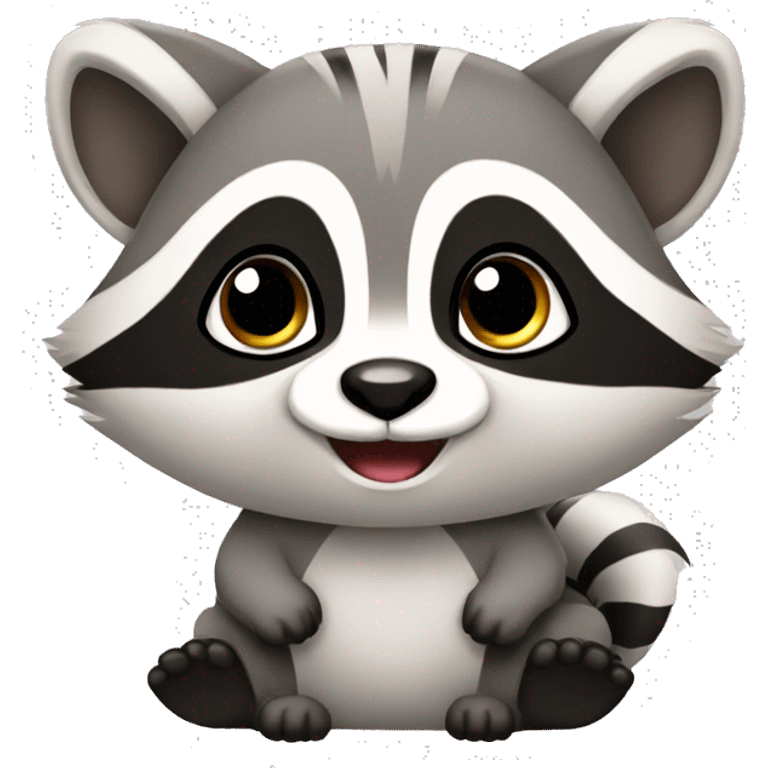 cute raccon emoji