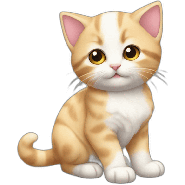 The most cute kitten emoji