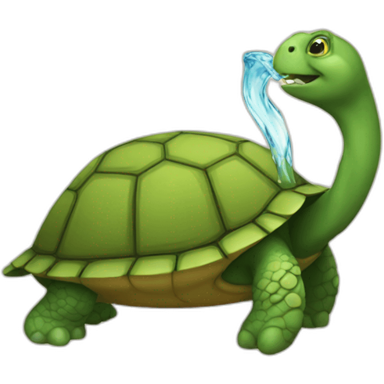 turtle drinking  emoji