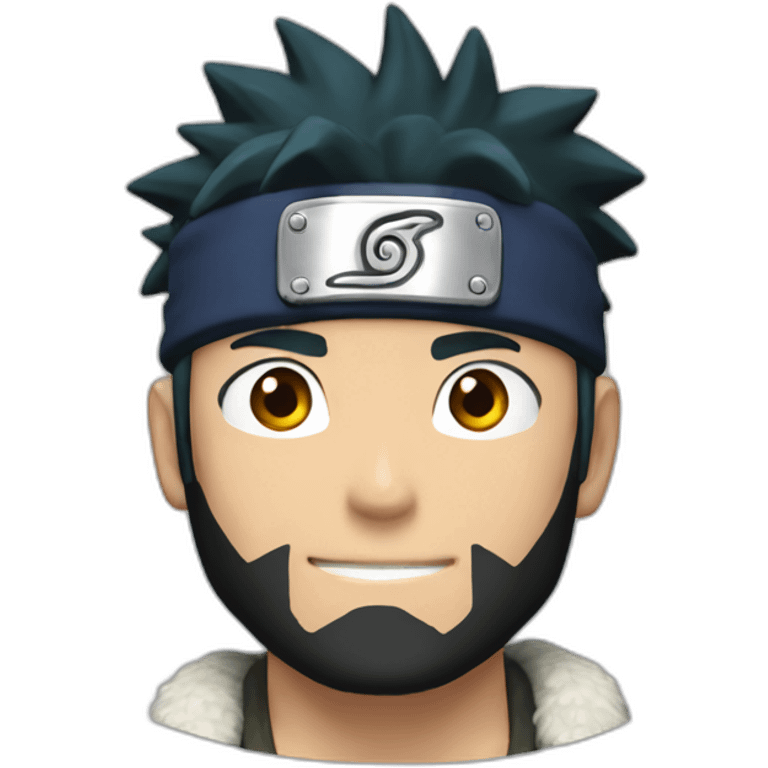 Naruto tenant une bière emoji