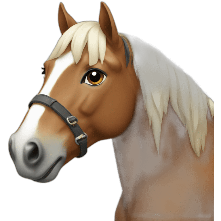 horse-with-pant s emoji