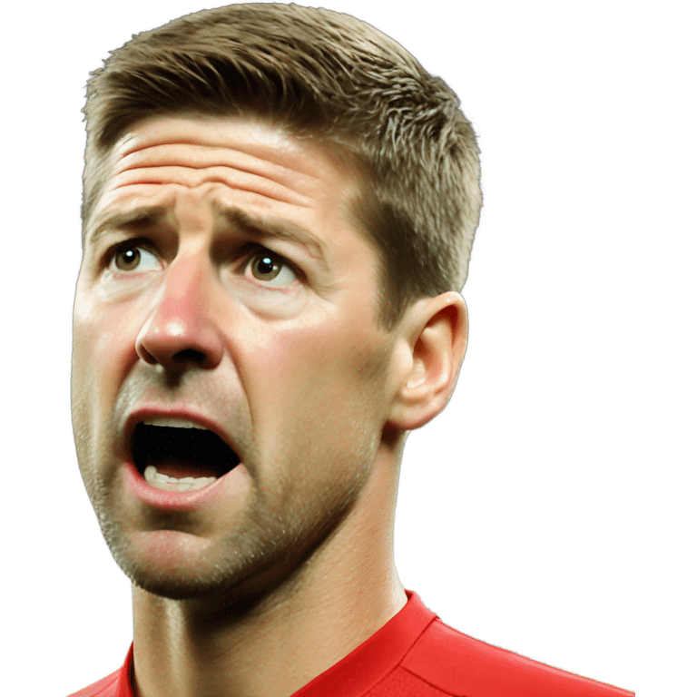 Steven Gerrard crying emoji