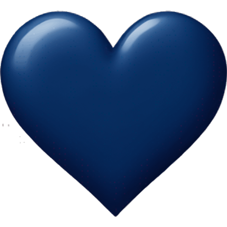 navy blue heart emoji