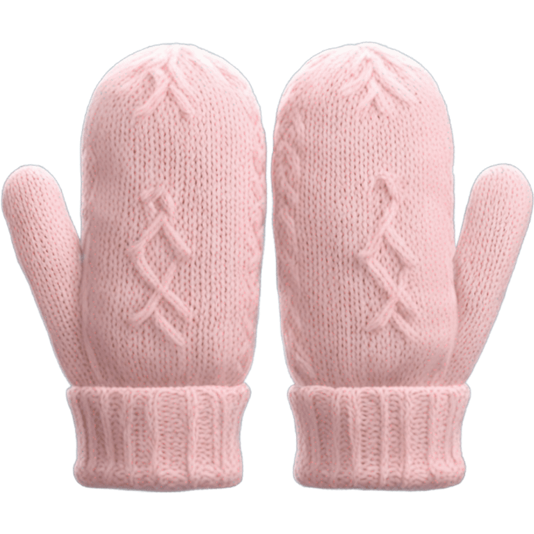 soft pink mittens emoji