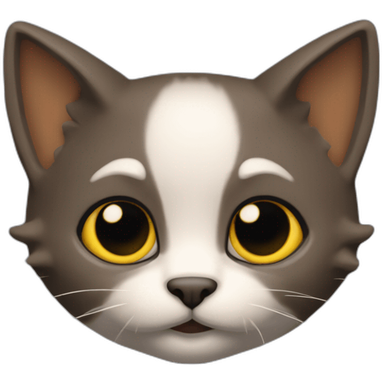 Chauve oreille de chat emoji