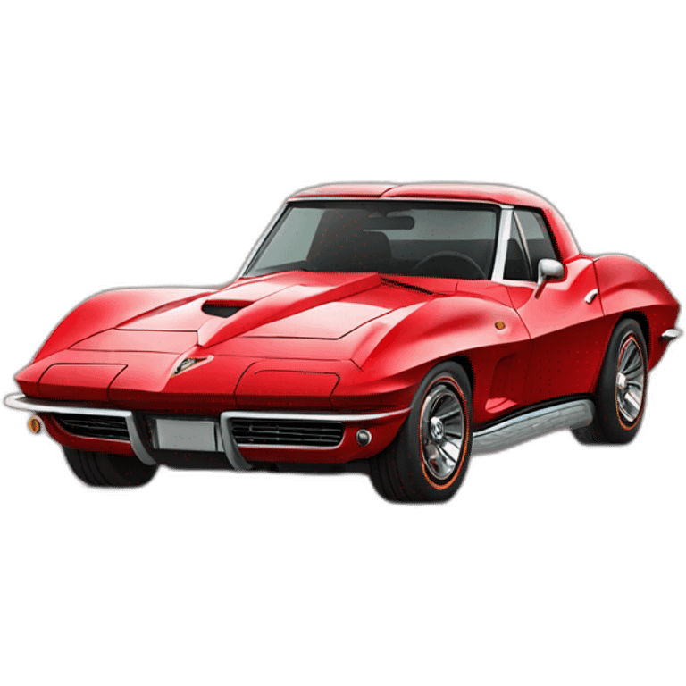 Red Corvette emoji