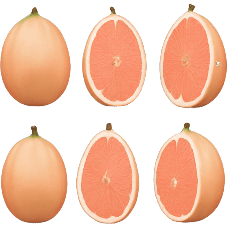 Pomelo fruit emoji