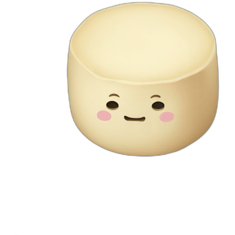 round tofu emoji