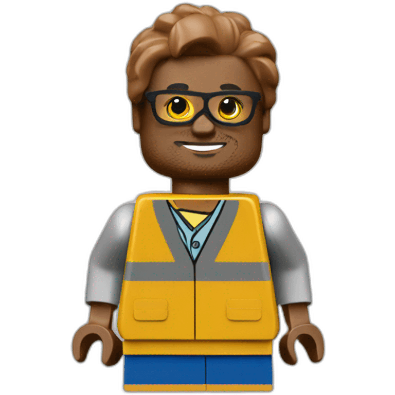 Lego mini figure emoji