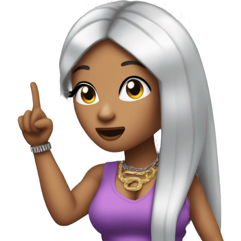 nicki minaj rapping emoji