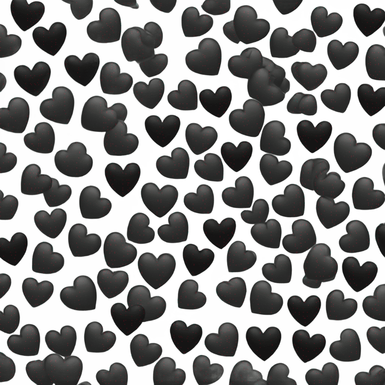 Black heart emoji