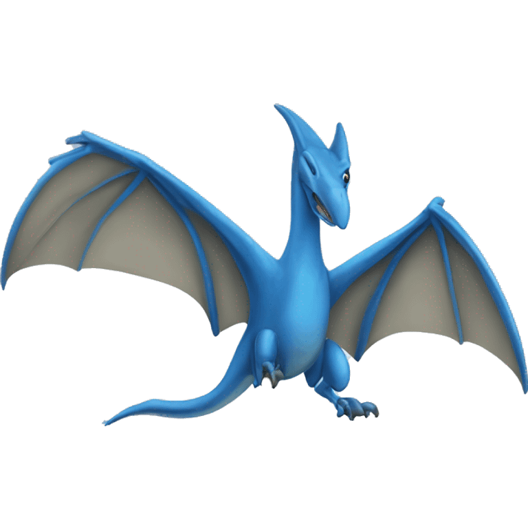 blue pterodactil emoji