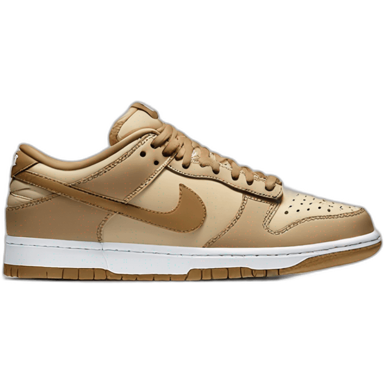 all tan nike dunk low horizontal emoji