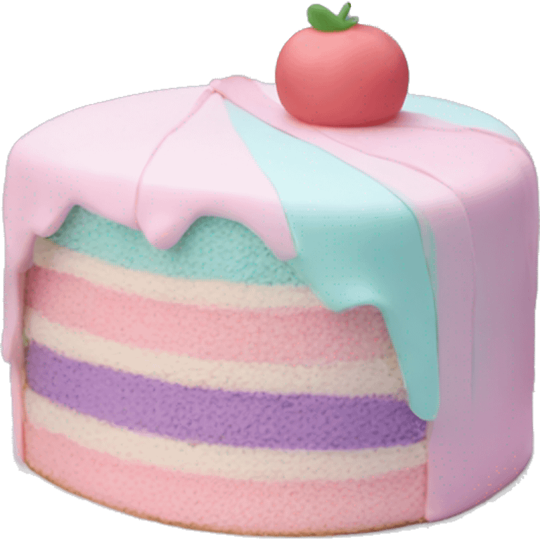 pastel cake emoji