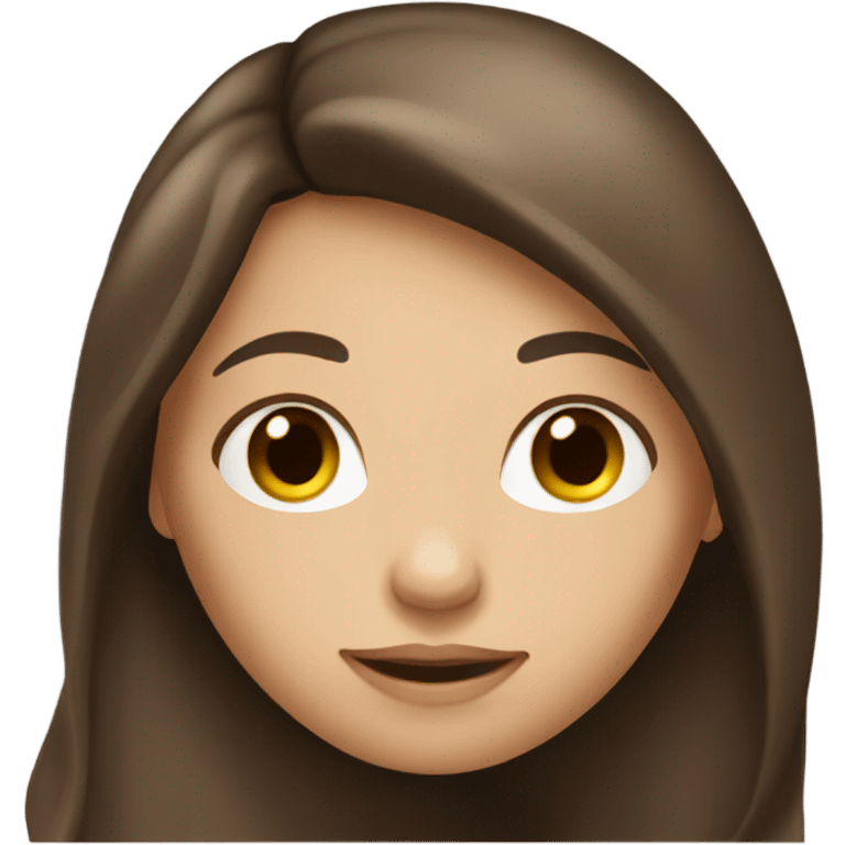 Brunnet girl emoji