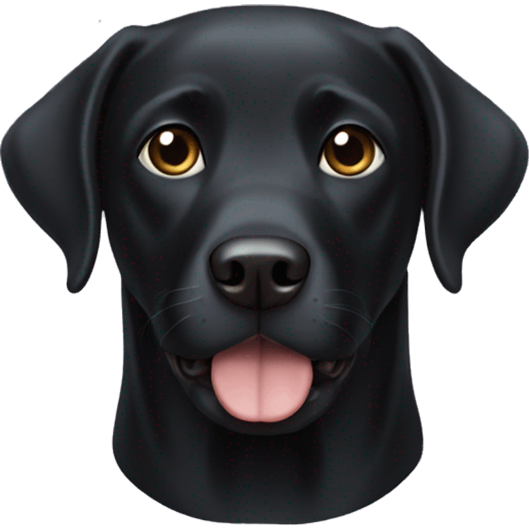 Black Labrador emoji