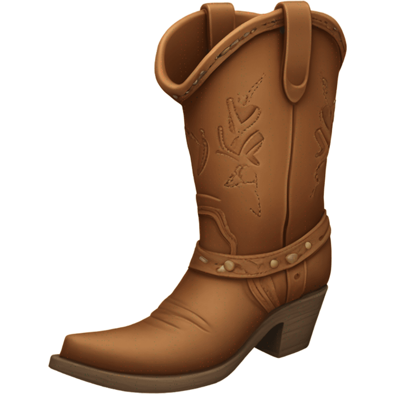 Cowboy boot emoji