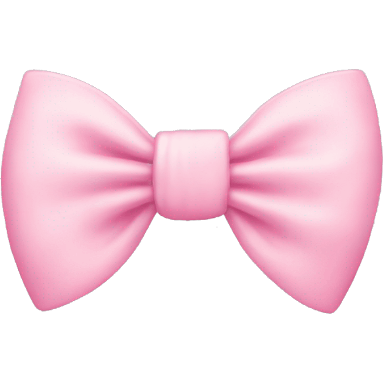 A baby pink bow emoji