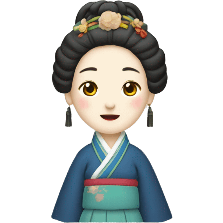 a court lady of the Joseon Dynasty emoji