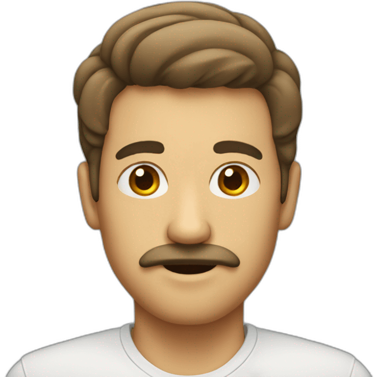 Man with small moustache emoji