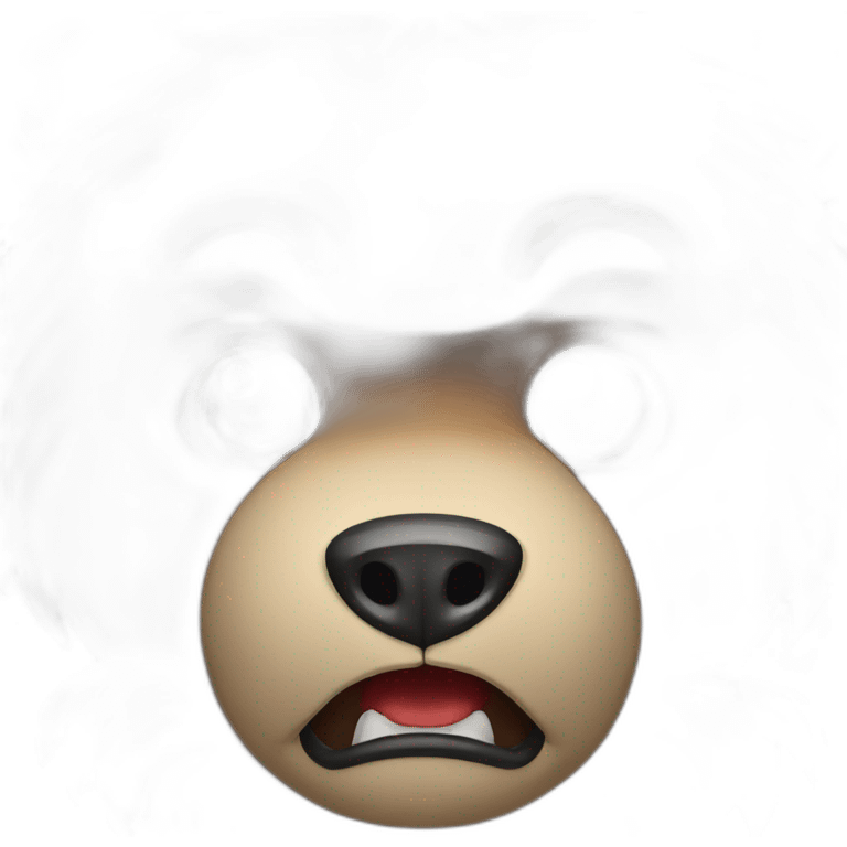 angry bear emoji