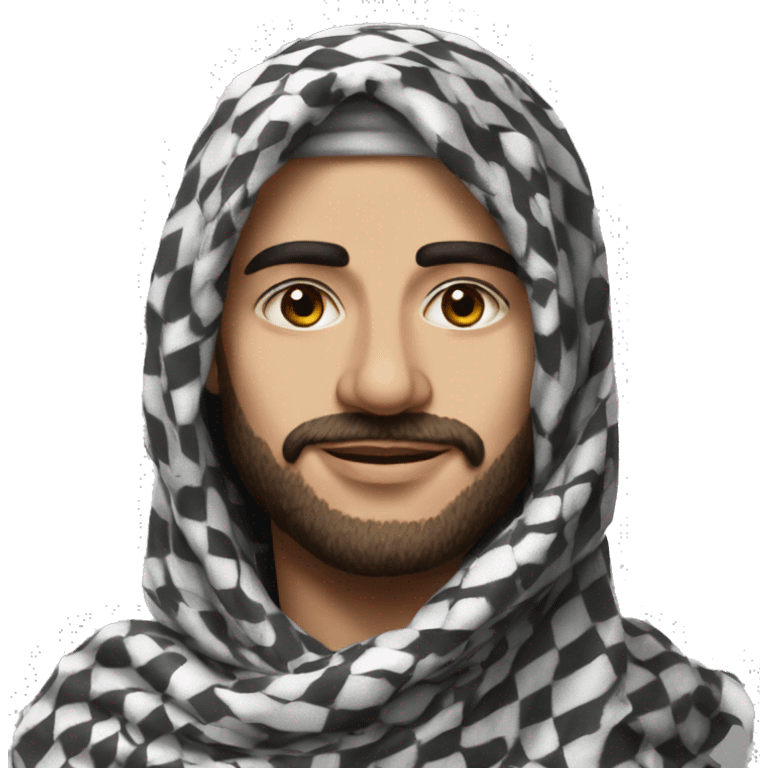 photorealistic just keffiyeh emoji