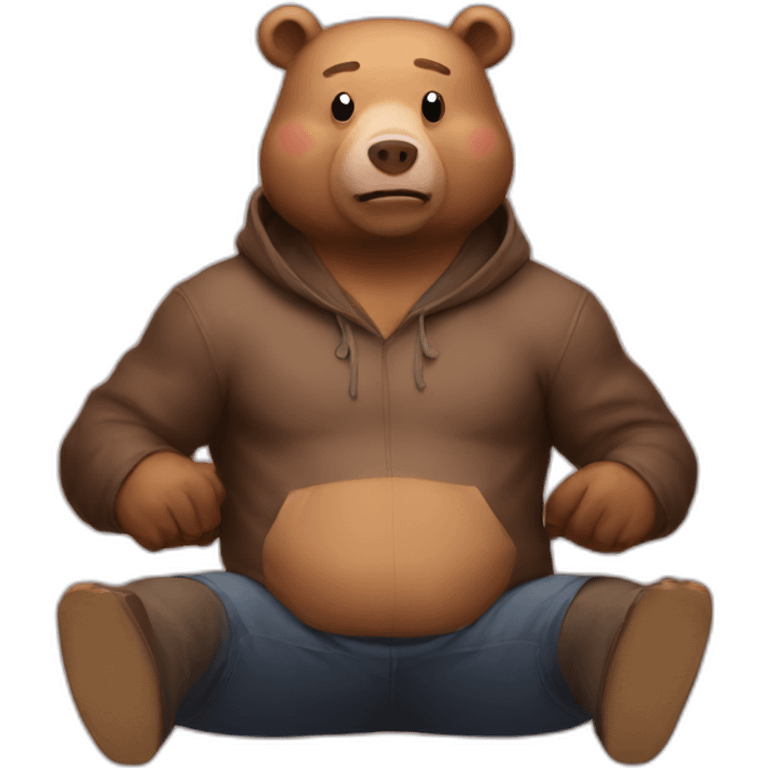 man bear pig emoji