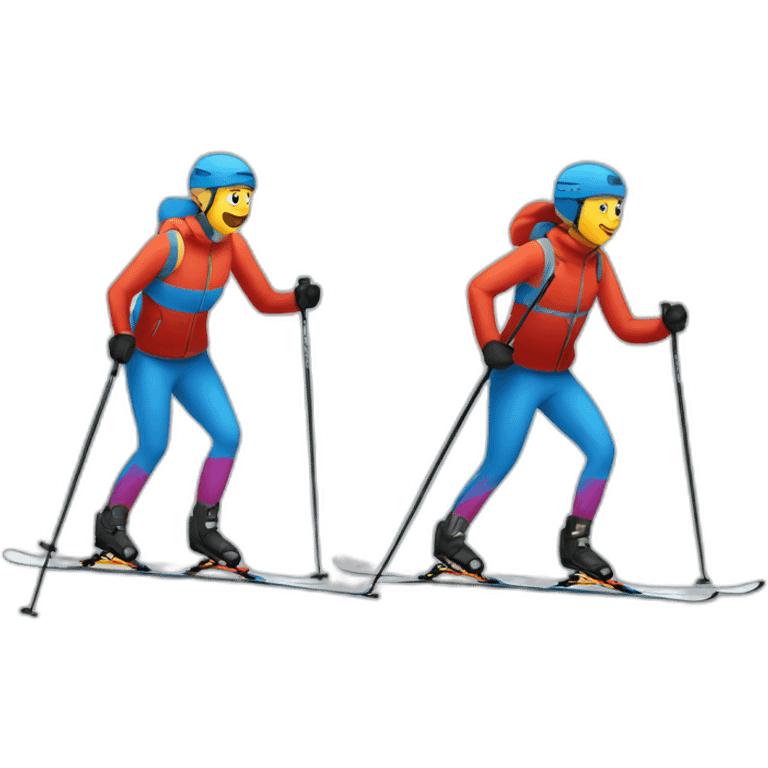 cross-country ski emoji