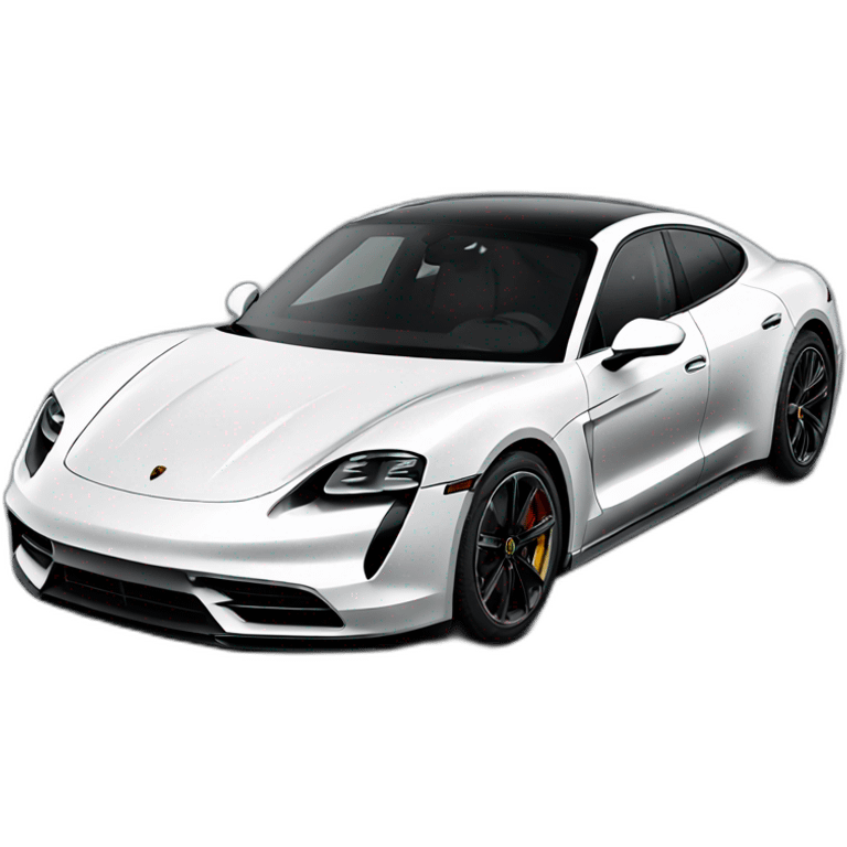 black porsche taycan emoji