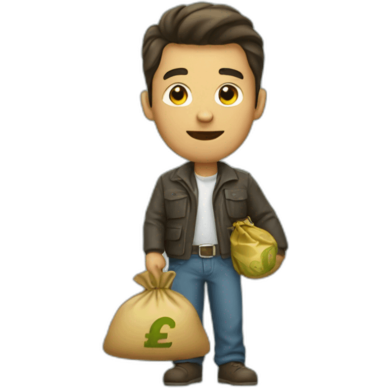 Man with Money Bag emoji