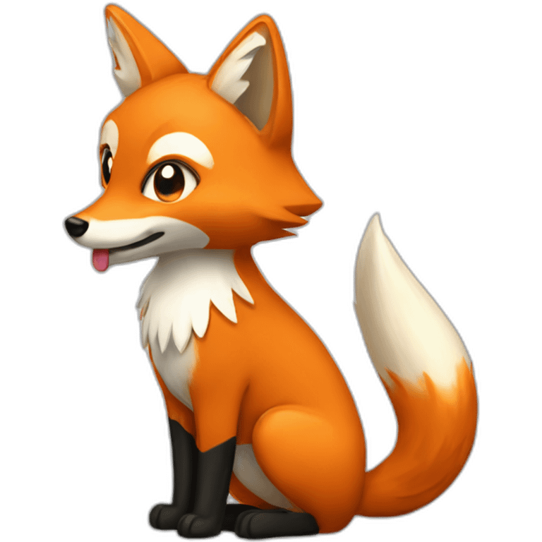 Tail plug fox emoji