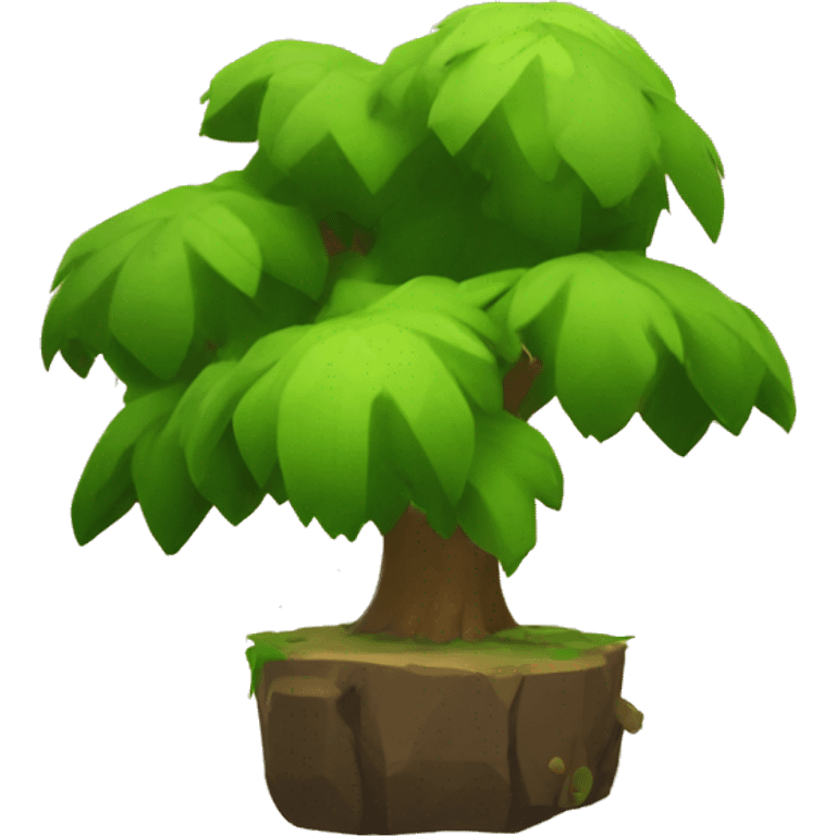 A bush from fortnite in a Brawl stars map  emoji