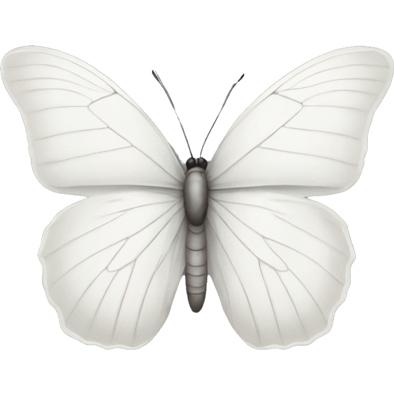 White butterfly  emoji