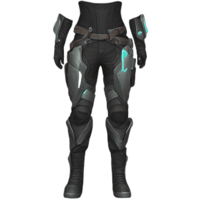 futuristic Technomancer pants armored emoji