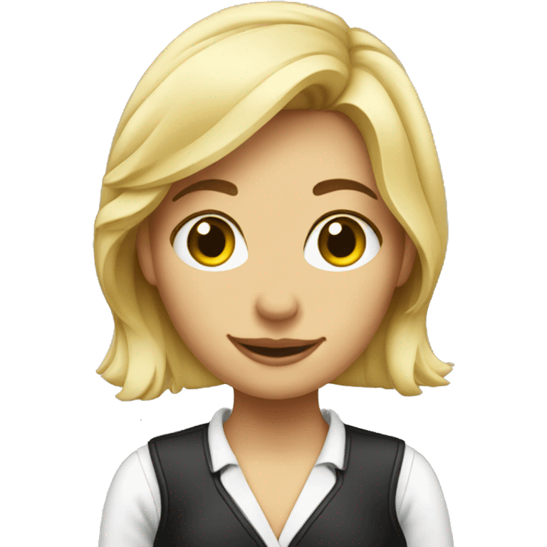 Bartender blond Girl emoji